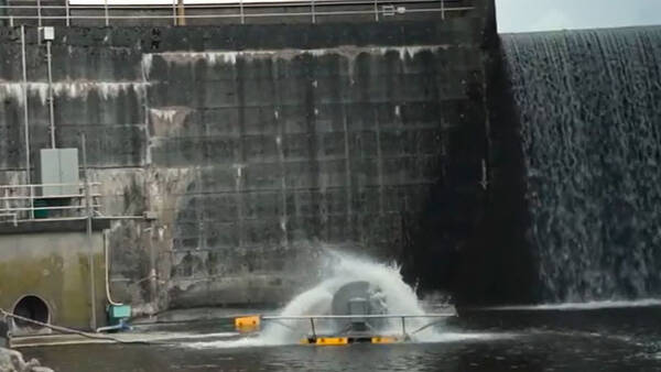 Turbine 6 kW débit réservé avec observatoire biodiversité